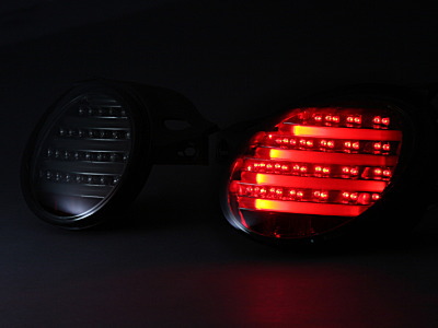コペン LEDテールランプ ライトスモーク スモール&ブレーキ点灯イメージ