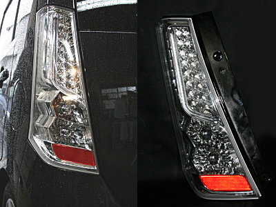 MBRO LEDクリアテールランプ オールクローム商品イメージ