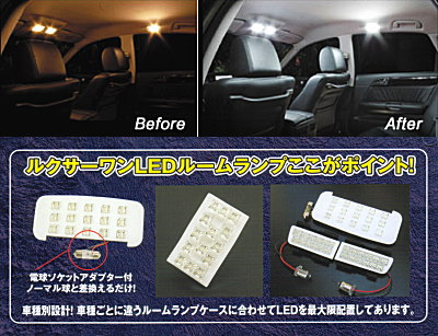 LUXER1 ルクサーワン LEDルームランプお勧めポイント