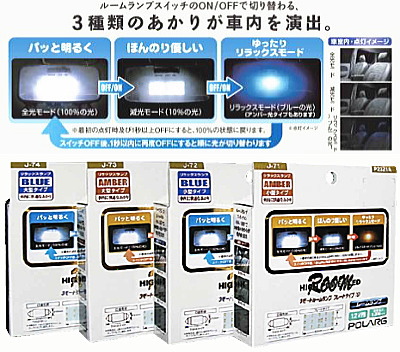 3モード ハイパワーLEDルームランプ・イメージ